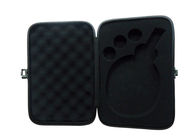 Racket Storage Table Tennis Case Cover Black PVC 30 X 21 X 6cm With Sponge Filling