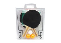 Simple Recreation Table Tennis Rackets Set With Simple Post  Net 3 Balls Blister Packing