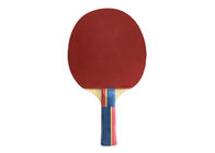 White Sponge Table Tennis Rackets Reverted Double Rubber With Coloured Handle