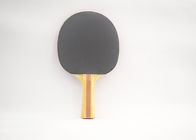 Wood Stripes Handle Table Tennis Rackets With 1.5MM #2 Orange Sponge