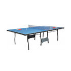 Official Size Table Tennis Table 4 PCS Top with Wheel Auto Safety Lock Post Net