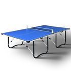 Official Size Ping Pong Table 4PCS Top Foldable Metal Leg with Post Net Paddles Balls
