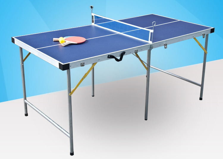 Foldable Junior Table Tennis Table 5* 20Mm Frame Size Easy Install Portable For Home