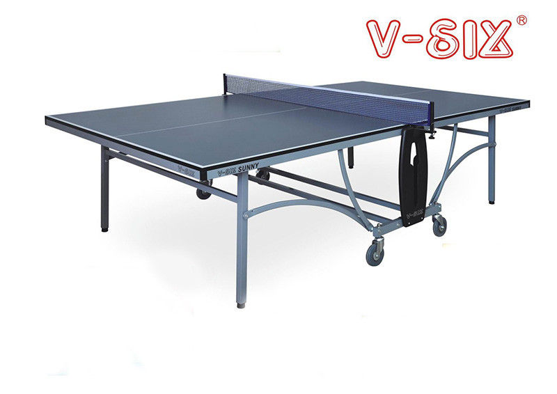 High Performance Steel Ping Pong Table , Official Table Tennis Table For Organization