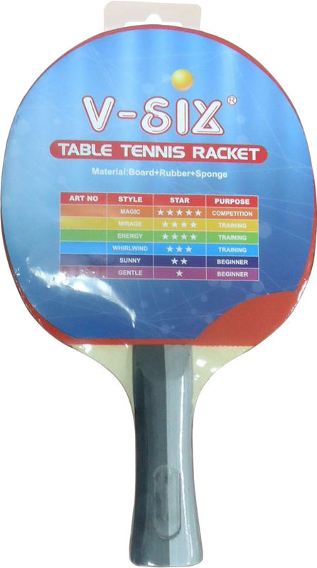 Wood Board Professional Table Tennis Paddles , Best Ping Pong Paddle For Beginners