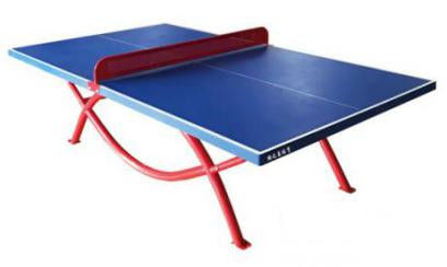 Outdoor Ping Pong Table SMC Top Double Rainbow with OLD Standard Frame Construction