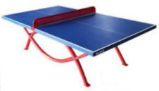 Official Resin Material Table Tennis Table with New Standard Double Rainbow Frame