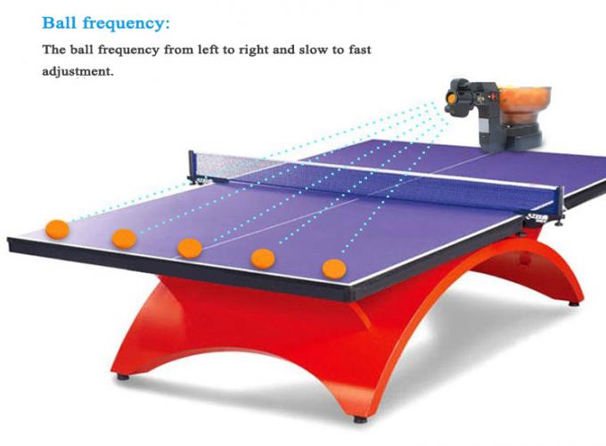 Small Table Tennis Robot Digital Display For Beginner And Children 50Hz