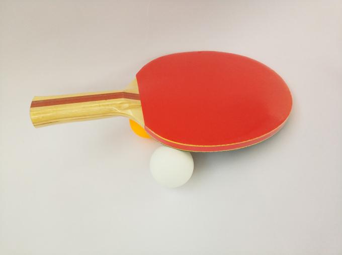 Standard Universal Table Tennis Rackets With Two Types Wood Stripes Handle