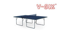 Entertainment Indoor Foldable Table Tennis Table Single Folding MDF With Wheels