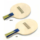 Firwood Material Table Tennis Blade Natural Color With Long / Short Handle