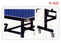 Single Folding Ping Pong Table Moveable T Form Leg With Protective Steel Corners