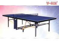 Indoor Foldable Table Tennis Table U Form Structure More Safely With Wheels