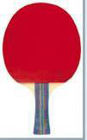 5 Star Table Tennis Bats 5 Layers Blade 1.8 Mm Orange Sponge With Blue Line Color Handle
