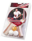 Two bats and Three Balls Table Tennis Set with Blister Package for Recreation