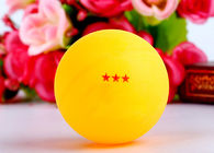 3 Star Table Tennis Balls Celluloid White / Orange For Competition Bulk Packing