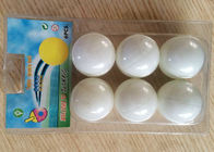Professional Table Tennis Balls 6 PCS Heat Seal Clam Packing For Training