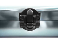 Silver Standard Table Tennis Box Black Steel Lock Durable Aluminum Case