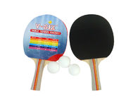 Transparent Bag Packing Table Tennis Set 7 Layer Poplar Wood with Reverse Rubber Sponge