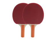 Children Table Tennis Bats 5 Ply Poplar Wood Red Orange Handle Small Size Grip
