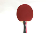 Colour Handle Table Tennis Rackets Double Reverse Rubber With Red Sponge 1.8 Mm