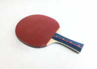Double Reversed Rubber Table Tennis Rackets 6MM Poplar Plywood for Recreation