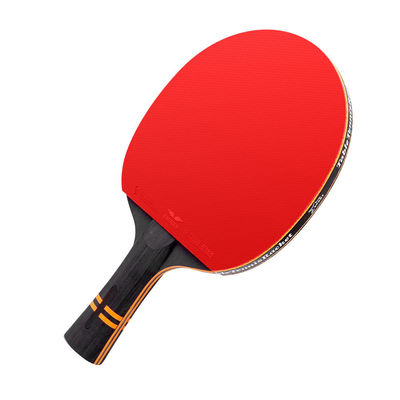 Carbon Fiber Blade Material Table Tennis Rackets With Pure Wood Paddle And 5 Plies Natural Wood Bottom