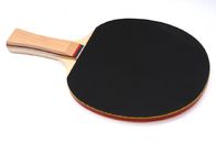 Recreation Table Tennis Rackets Inverted Rubber 5 Ply Blade Concave Handle Red / Black