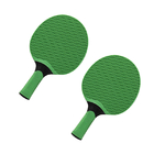 Rubber Ping Pong Racket Waterproof Pimple Straight Handle