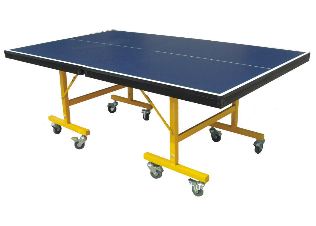 Portable Junior Table Tennis Table Easy Install Single Folding With Wheels
