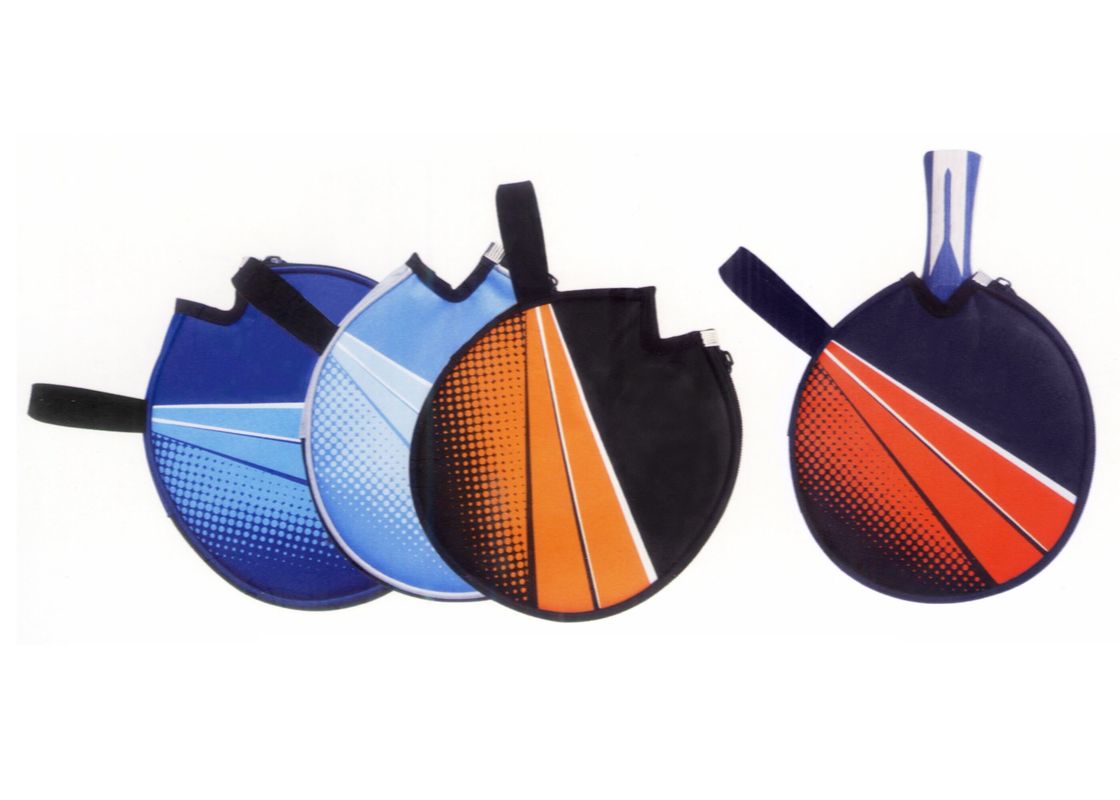 Ping Pong Equipment Different Color Table Tennis Racket Cover Round Shape