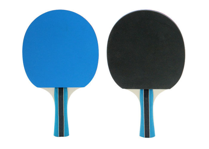 Fashion Color Reverse Rubber Color Handle Ping Pong Paddles For Attack Play