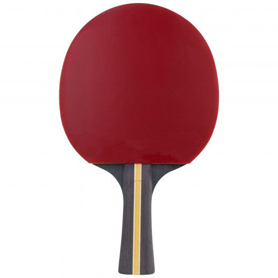 Attacking Spin Ping Pong Paddle 3 Star Yellow Black Handle For Player Offensive