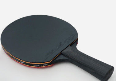 5 Plies Plywood 3 Star Table Tennis Racket Set Black Bag 8 ABS Balls Straight Handle