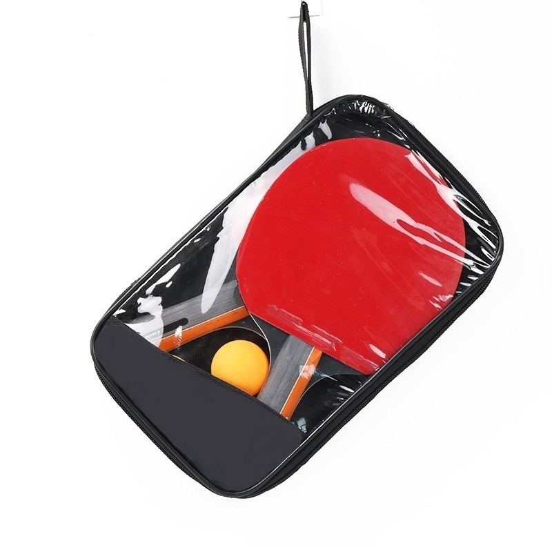 Ping Pong Set for Beginner 2 Bats 3 Balls Reversed Rubber and Sponge Control Well