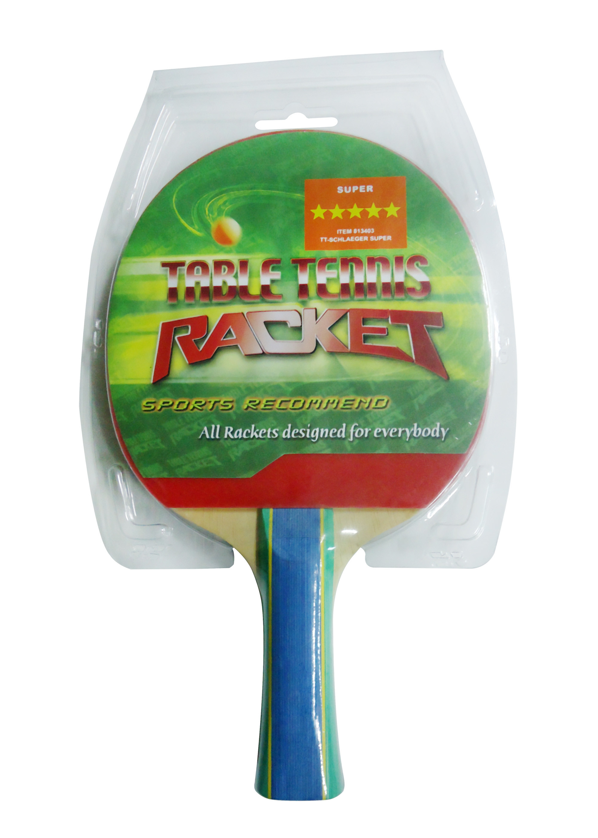 Sponge Rubber Racket 5 Star Table Tennis Rackets with Reversed rubber Sponge high Speed and ...