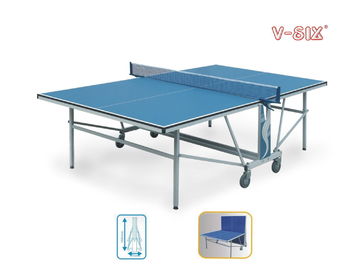 Easy Installation Foldable Table Tennis Table Double Folding For Physical Training