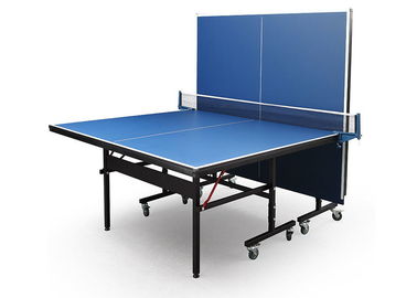 Strong Construction Indoor Table Tennis Table Movable With 18mm Table Top