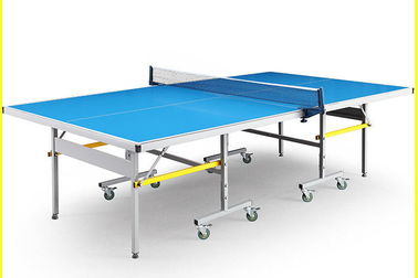 Single Folding Outdoor Table Tennis Table Standard Size Easy Install  Movevable