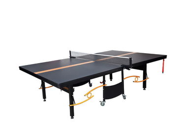 V-SIX Indoor Table Tennis Table Style Leg Double Folding With Post 65 KGS