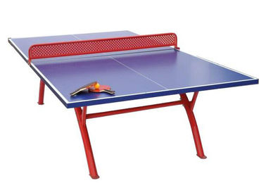 AP Board Outdoor Table Tennis Table 6mm Top Thickness With Red Tube Leg