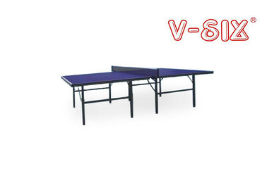 Economic Foldable Table Tennis Table Blue Color With 20*30 Mm Frame Size