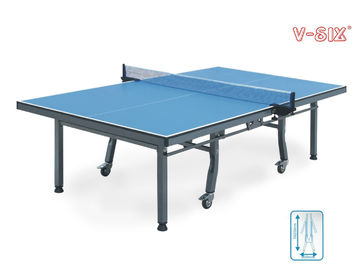 V-SIX Foldable Table Tennis Table Easy Install With Lock Guard System Europe / USA Standard