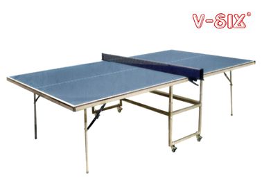 Professional Table Tennis Table With Wheels , 12mm Thickness Standard Ping Pong Table