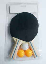 6mm Plywood Professional Table Tennis Racket With 1.5mm Sponge / Rubber