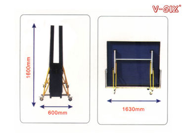 Indoor Foldable Table Tennis Table U Form Structure More Safely With Wheels