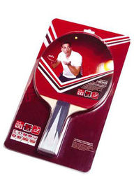 Color Handle Table Tennis Rackets with PVC Card Package Reverse Rubber