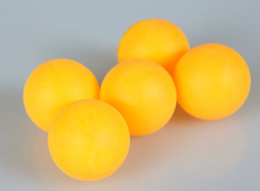 Celluloid Professional Ping Pong Balls Standard Size 40mm Yellow For Family Recreation