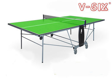 Movable Portable Foldable Table Tennis Table Safe With Wheels Size Φ125mm*4