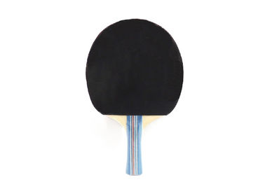 Ping Pong Paddles Long Handle Poplar Plywood Reversed Rubber Bats Packed in Bag